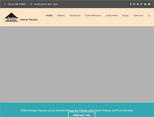 Tablet Screenshot of interiorpassion.com